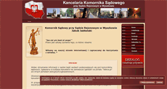 Desktop Screenshot of komornikwyszkow.pl