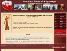 Tablet Screenshot of komornikwyszkow.pl